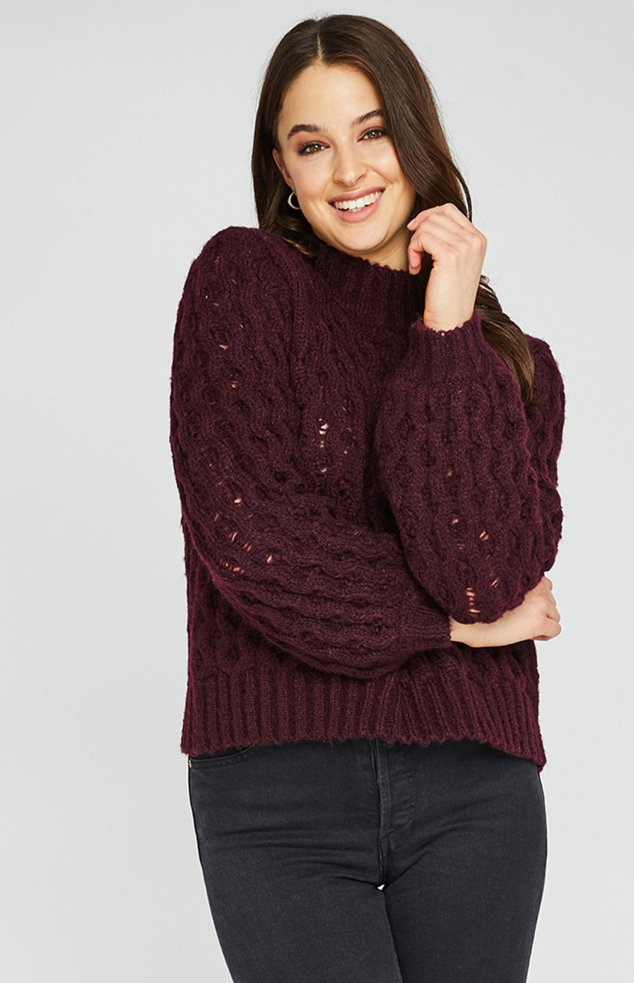 The Knit Edit Gentle Fawn | Saturn Pullover Sweater