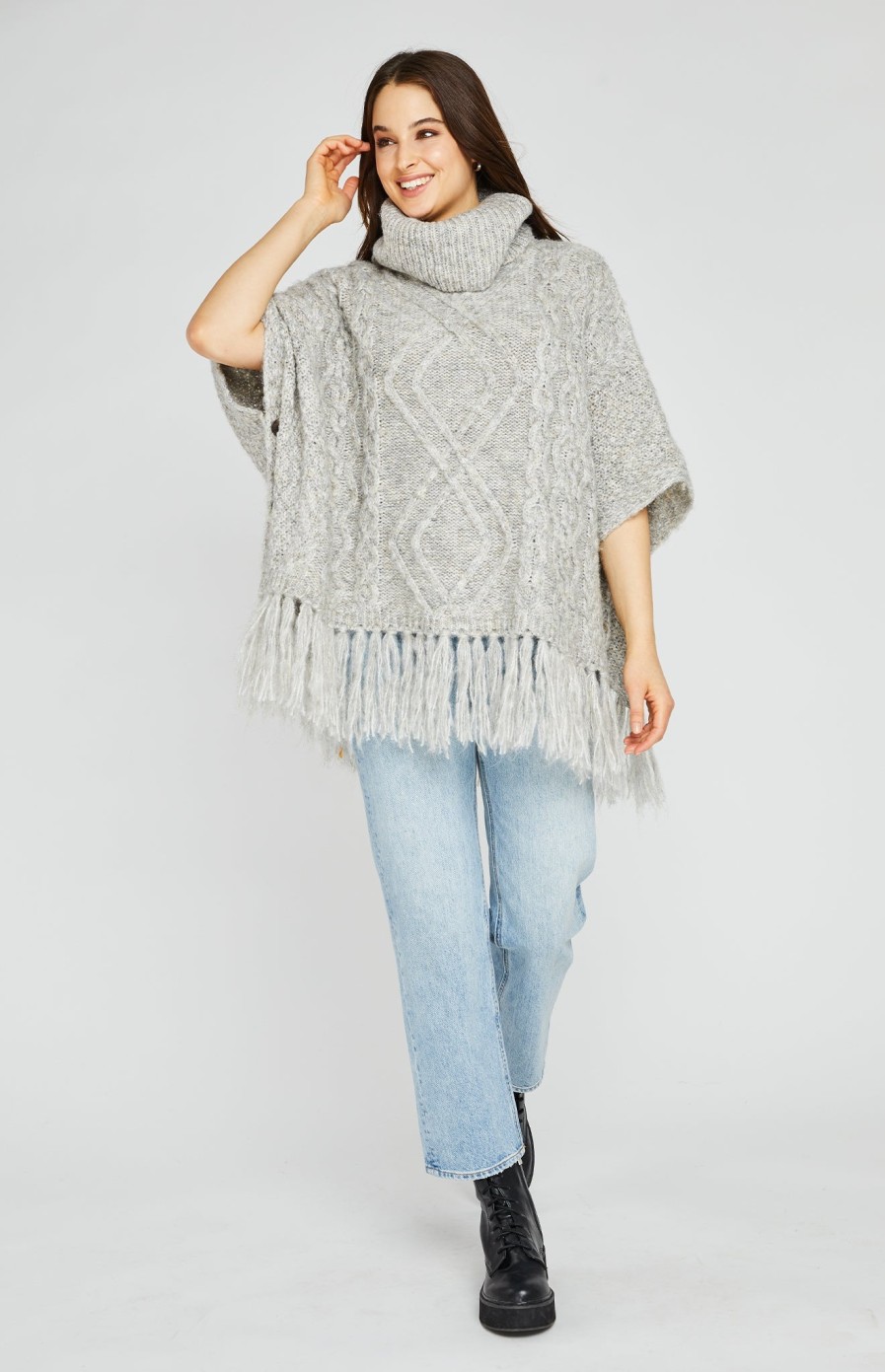 The Knit Edit Gentle Fawn | Kindred Pullover Shawl