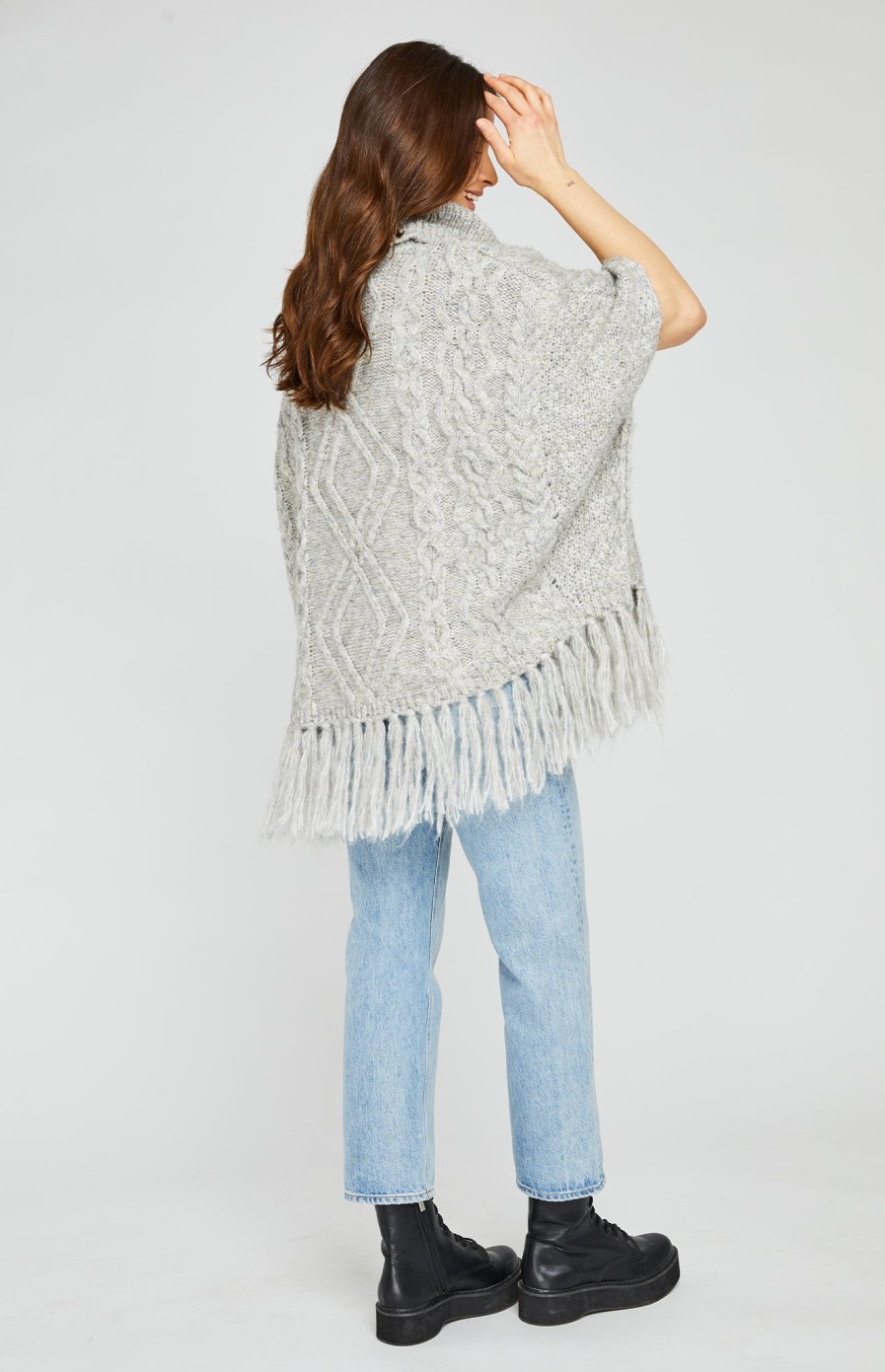 The Knit Edit Gentle Fawn | Kindred Pullover Shawl