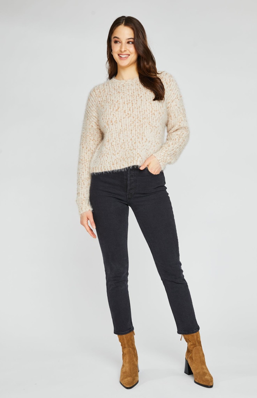 The Knit Edit Gentle Fawn | Marie Pullover Sweater